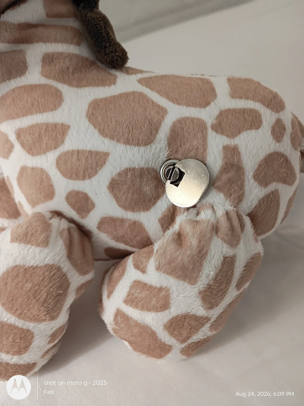 NWT Carters Giraffe Stuffed Plush Wind Up Music Brahms Lullaby 9